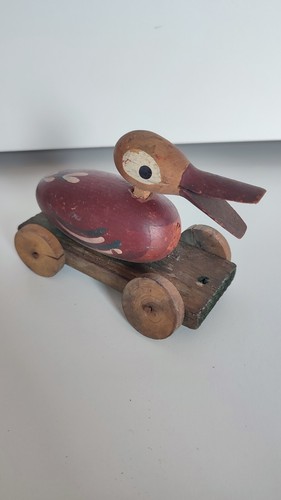 Ancien jouet animal canard - jouet,