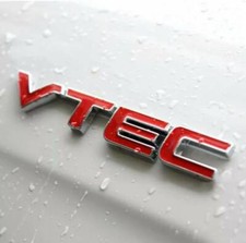 HONDA CIVIC ACCORD ODYSSEY CRV LOGO BADGE INSIGNE AUTOCOLLANT 3D VTEC ROUGE NEUF