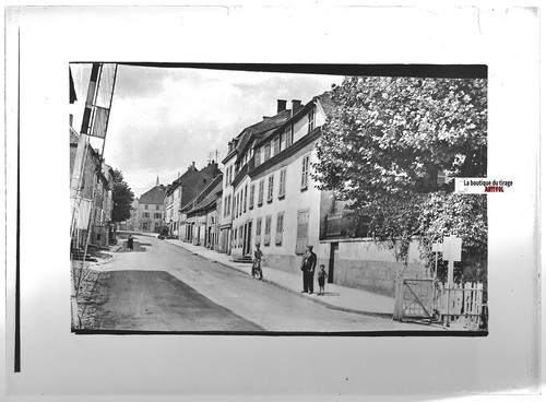Plaque verre photo - , ancienne