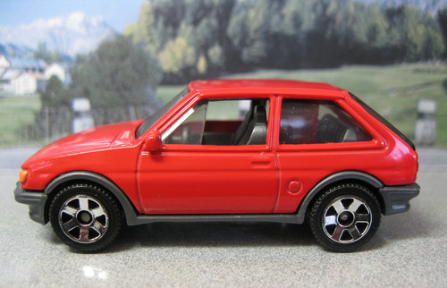 Red 1983 ford fiesta mark - red,