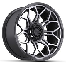 Roues Bravo Matte Grises GTW 15x7 Pour Chariot De Golf | Décalage 3:4 Motif 4/4