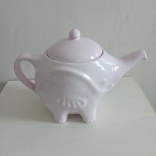 Antique Sainte Radegonde Elephant Teapot - RAJAH Model - Signature