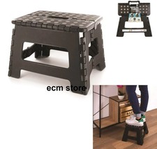 Marche Pied Pliable Noir 22 x