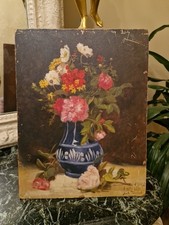 Peinture Ancienne Huile Sur