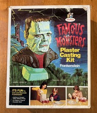 Vtg Rapco Famous Monsters FRANKENSTEIN Plaster Casting Kit 1970s Model #7440 USA