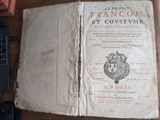 livre ancien-Le droit