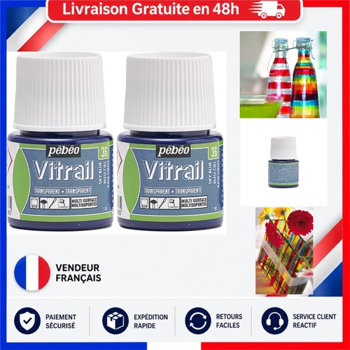 Pebeo vitrail bleu ciel ml - pebeo,