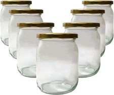 Pot de 540 ml avec couvercle - 8 pièces