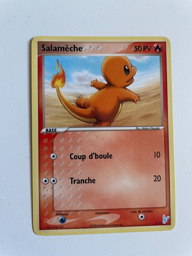 Carte pokémon salamèche - carte,