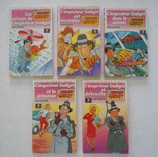 lot of 5 pink library books INSPECTOR GADGET TV series FR3 inspector gadget