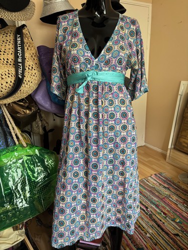 Robe longue antik - robe, batik