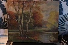 Peinture huile sur toile decor