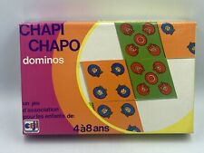 CEJI Vintage Domino Game CHAPI CHAPO Made In France 80’s Television