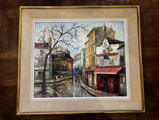 JOLIE PEINTURE VUE DE PARIS