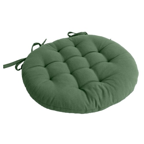 Galette chaise piquée uni - galette,