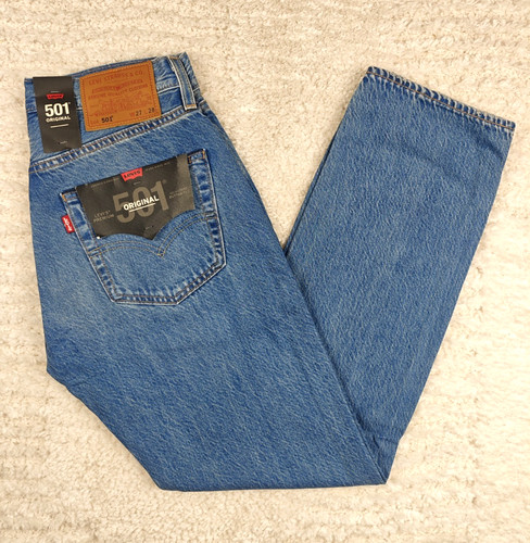 Levi jean 501 bleu - –,