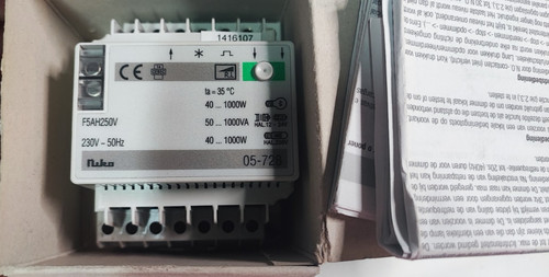 Niko 728 din - rail, dimmer