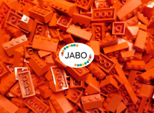 (C 1) LEGO 100x tuiles 45° pente rouge maison toit ville lot mixte