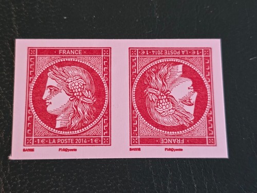 Timbre france tète bèche - timbre,