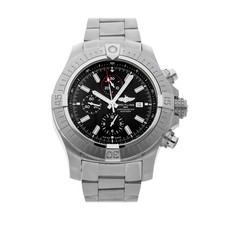 Breitling Super Avenger Chronographe Acier Auto Cadran Noir 48mm A13375101B1A1