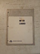 1966 Massey Ferguson Mf 100 Loader Assembly And Pre-Delivery Instructions