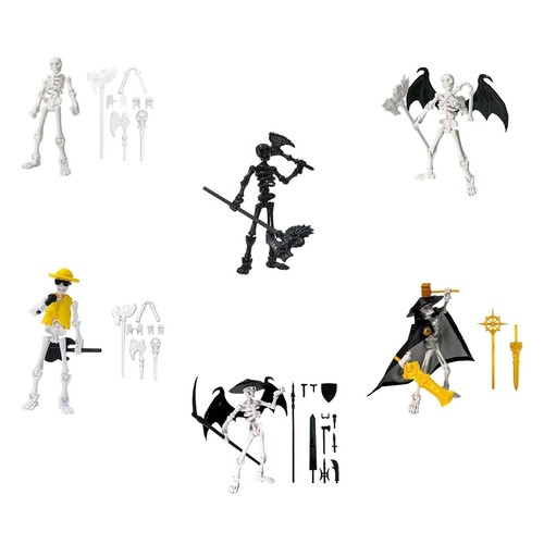 Squelette miniature action - squelette,