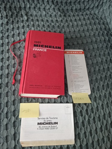 Guide michelin 1981 - michelin,