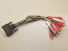 M-Audio Delta 1010LT Breakout Cable Analog Interface XLR Microphone RCA I/O