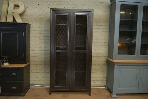 Armoire grillagée tolix - armoire, 2