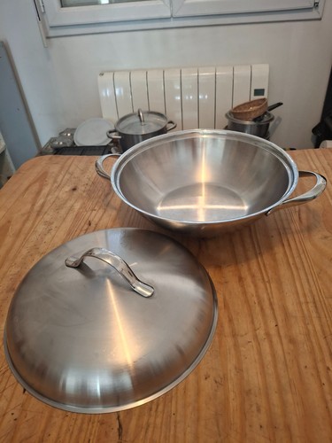 Wok inox fissler 28cm - en, 18-10
