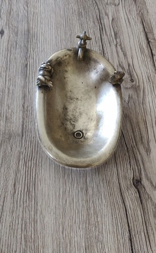 Porte savon laiton - en,