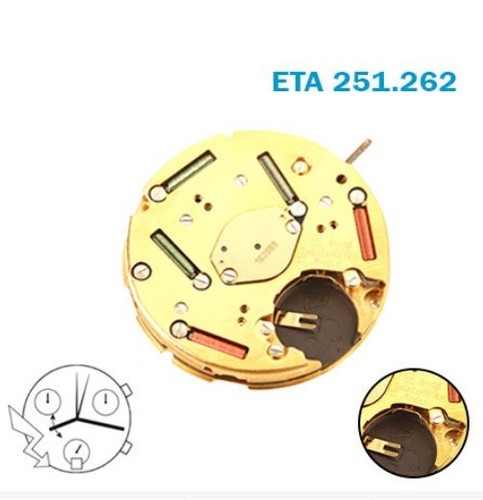 Eta 251 262 swiss chronograph - swiss,