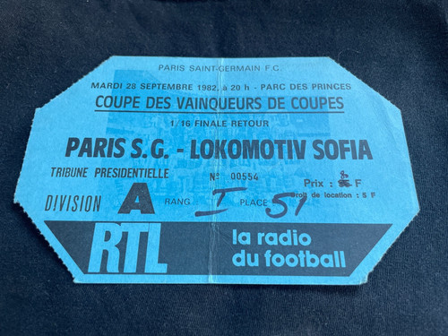 Ticket billet match psg - ticket/billet,