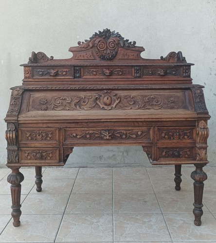 Bureau cylindre louis xiii - xiii, en