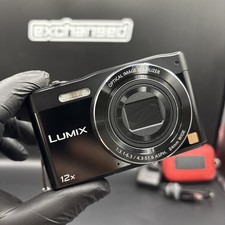 Panasonic Lumix DMC-SZ8 16.1MP Compact Digital Camera Black - Bundle - Tested