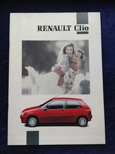 Renault Clio RL RN RT 16V Baccarat Prospectus 3.1992