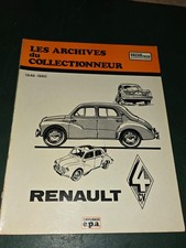 Renault 4cv Les Archives du Collectionneur Revue Technique