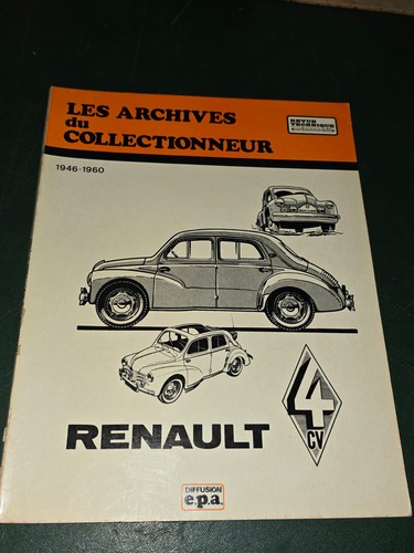 Renault 4cv les - les, archives