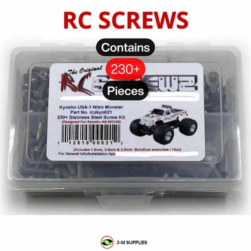 Rcscrewz stainless screw kit - screw,