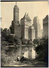 New York, central park vintage print,  Tirage argentique d'époque  30x40  