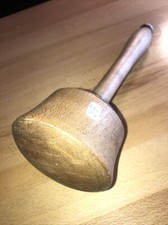 n°27 old tool, antique kitchen tool folk art pestle mash press vintage