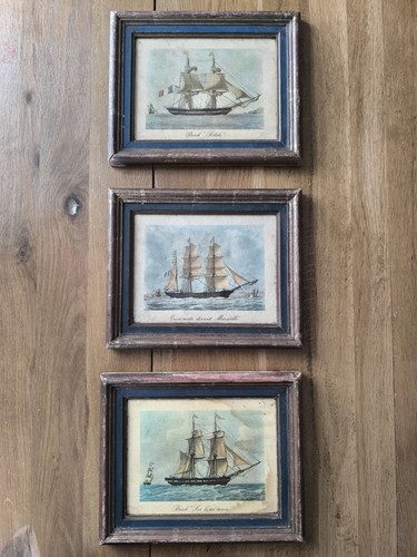 Ancien tableau triptyque - tableau,