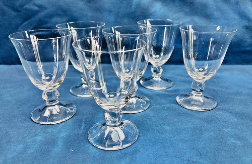 Anciens verres vin - 6,