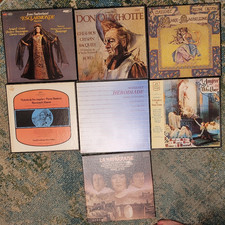 Jules Massenet  7 BOX SET LOT Le Jongleur, Herodiade, Esclarmonde, Don Quichotte