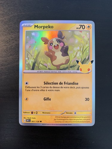 Carte pokémon holo morpeko - pokémon,