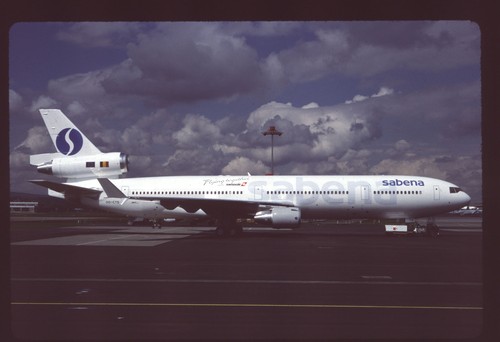 Orig 35mm airline slide sabena - orig,