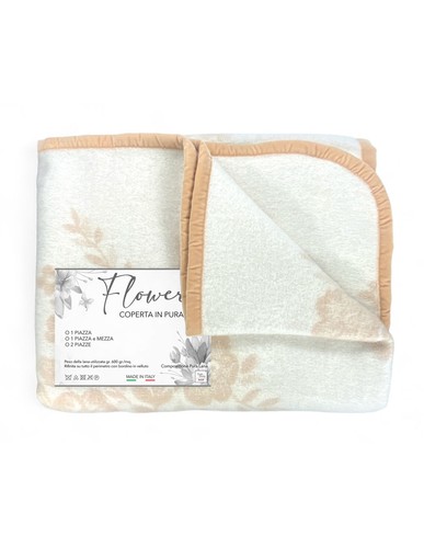 Couverture fleurie 100 - couverture,