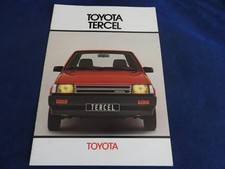 catalogue toyota tercel  1983