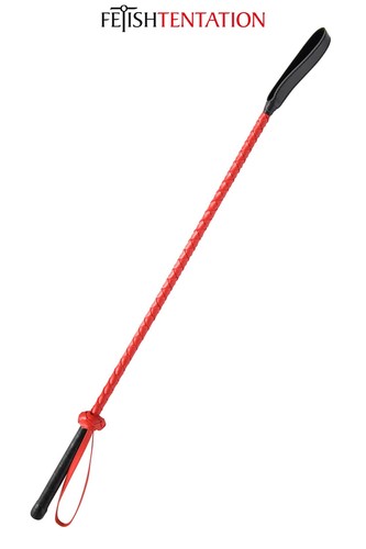 Cravache noir rouge - noir, et