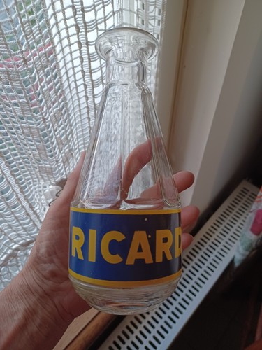 Carafe verre ricard - en, h20cm